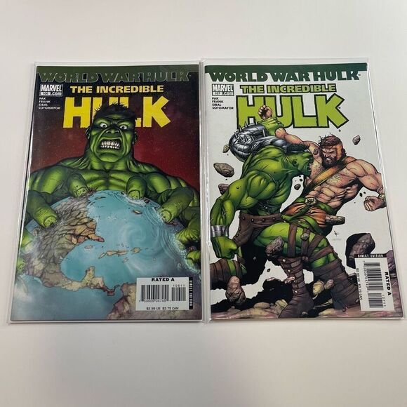 Marvel World War Hulk Comic Lot Front Line 1-3 Prologue Incredible Hulk 106-110 - Picture 2 of 8